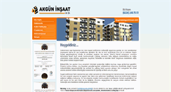 Desktop Screenshot of akguninsaat.com